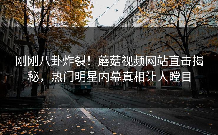 刚刚八卦炸裂！蘑菇视频网站直击揭秘，热门明星内幕真相让人瞠目